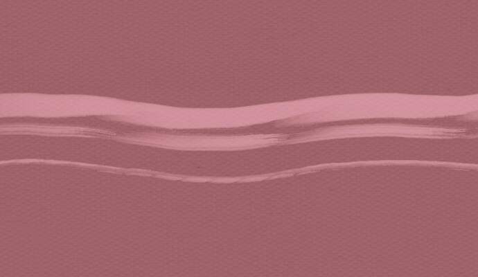 A light cranberry watercolor stroke across a deeper red background.