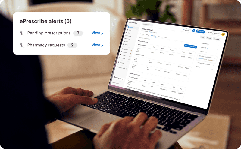 simplepractice eprescribe